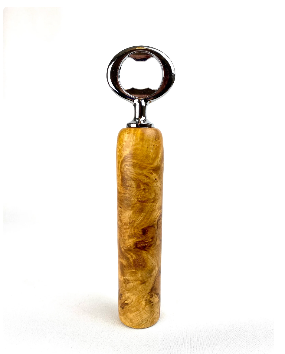Hand-turned Wood Burl Bottle Openers