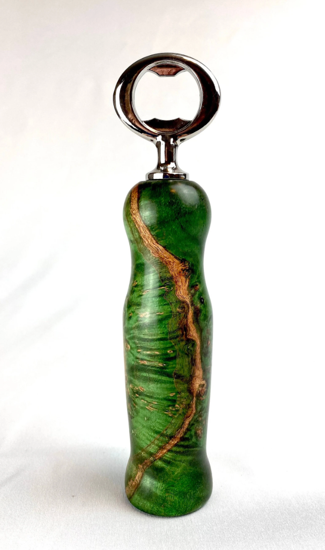 Hand-turned Wood Burl Bottle Openers