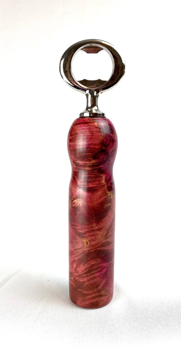 Hand-turned Wood Burl Bottle Openers