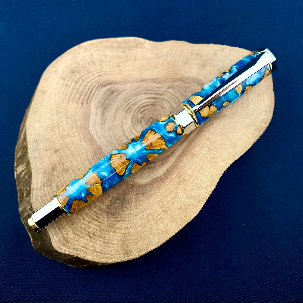 Cholla Cactus Rollerball Pen - Sky Blue