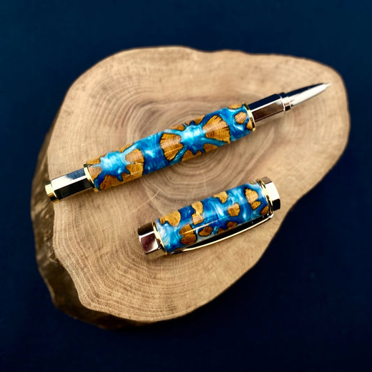 Cholla Cactus Rollerball Pen - Sky Blue