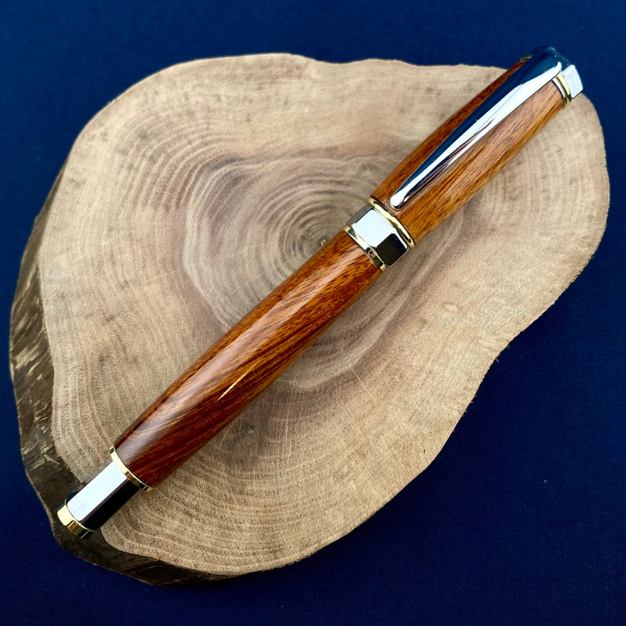 King Goncalo Alves (Tigerwood) Fountain Pen